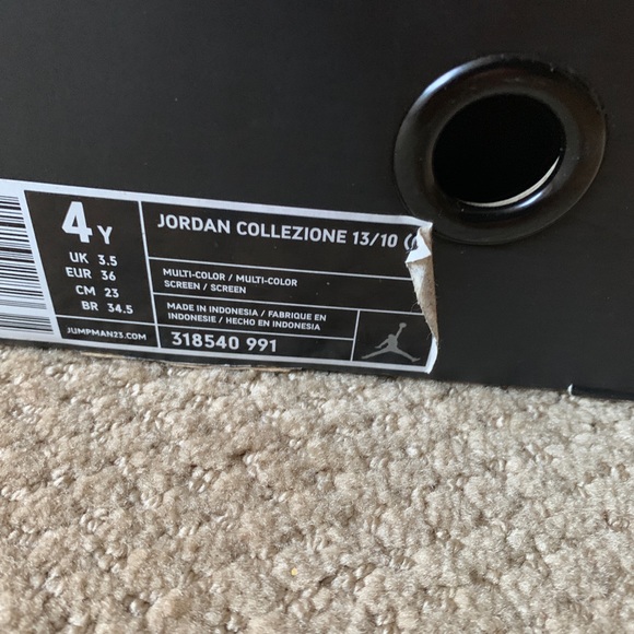 He got game Jordan’ 13s  size 4 - Picture 2 of 5